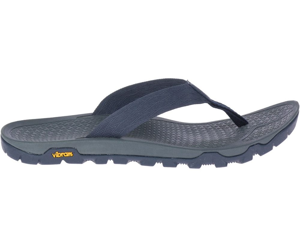 Merrell Sandals Navy - Breakwater Flip - Mens 34AOGLZBV